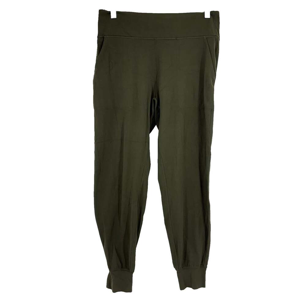 Lululemon Women 10 Align Jogger Pant Dark Olive Green Activewear Athletic Gym